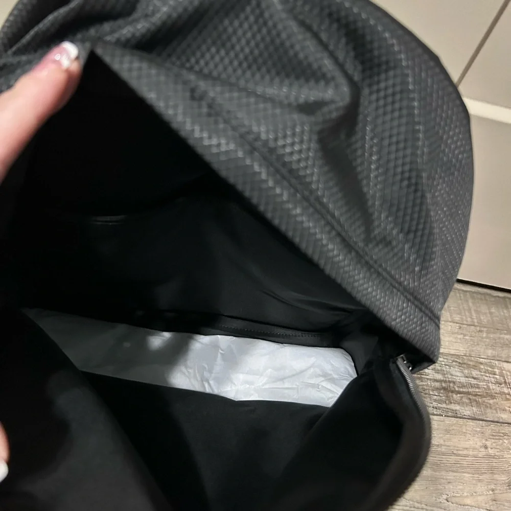 Boss Black Men's Logo Backpack with Contrast Handle